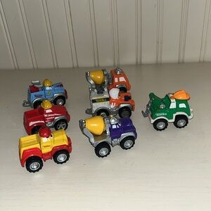 Colorful Tonka Toy Vehicle Set (includes seven trucks)